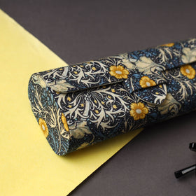 Black Floral Printed Handcrafted Spectacle Case 39