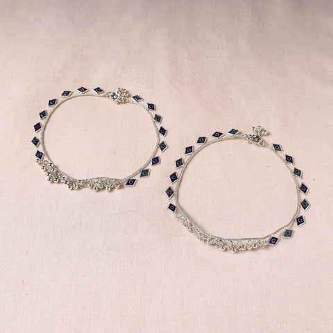 meenakari anklets