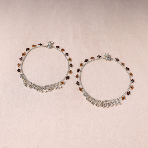 meenakari anklets