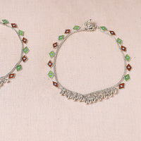 meenakari anklets