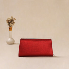 Traditional Kutch Mashru Silk Leather Flap Clutch / Wallet 15