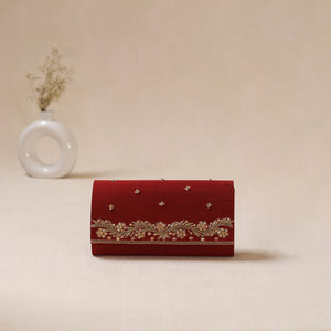 Zardozi Hand Embroidered Clutch 14