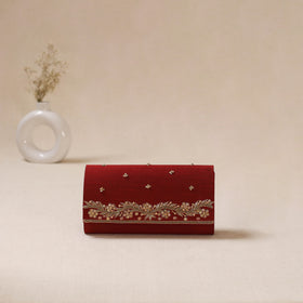 Zardozi Hand Embroidered Clutch 14