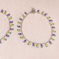 meenakari anklets