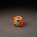 Floral Handpainted Enamelware Stainless Steel Ghee Pot 69