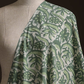 Green - Bagru Dabu Hand Block Print Natural Dyed Cotton Fabric 03