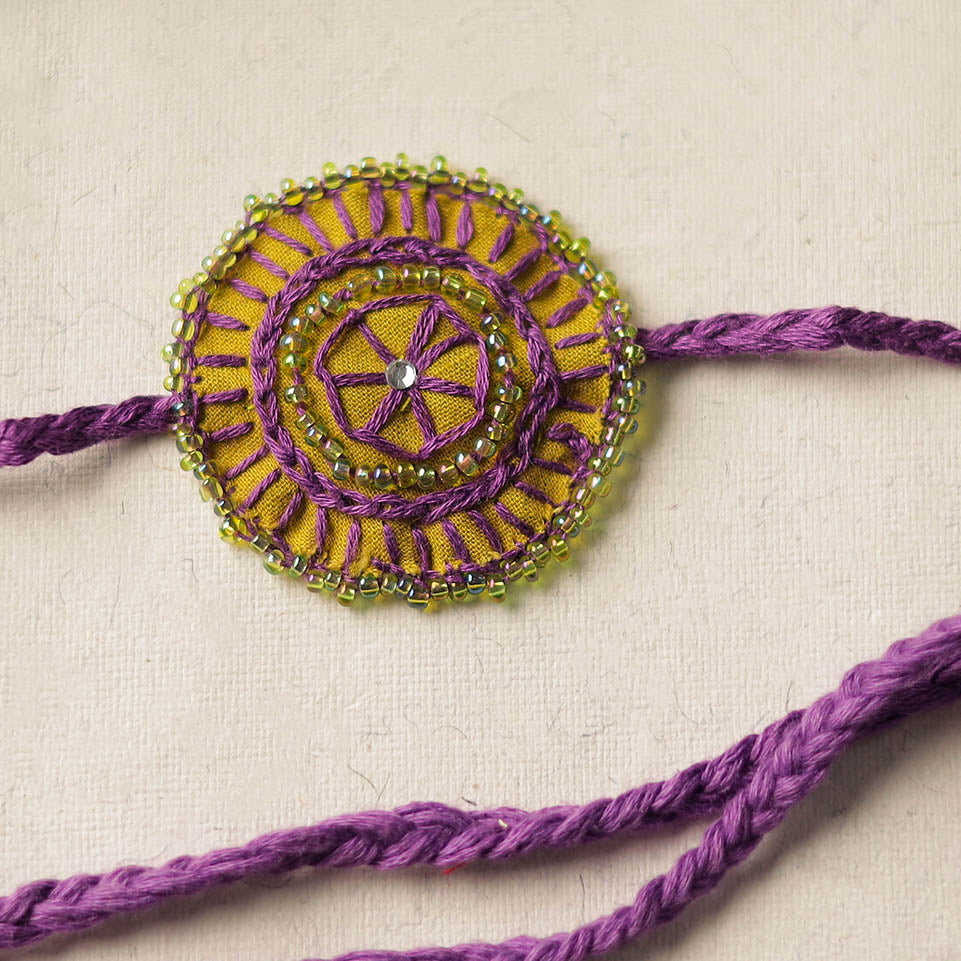 Beads & Thread Work Rakhi