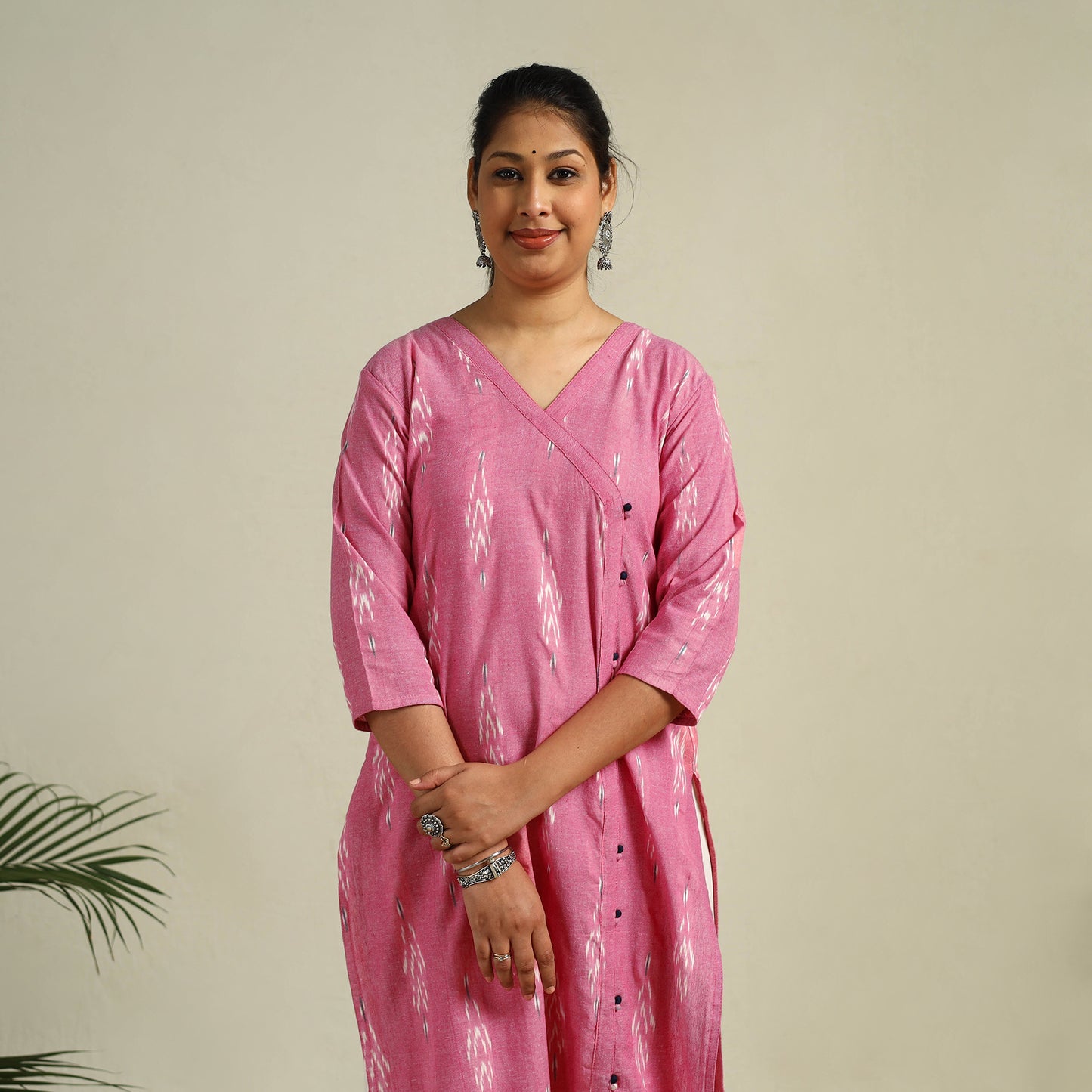 Cotton Straight Pochampally Ikat Kurta for women