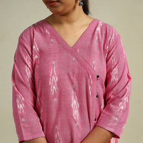 Cotton Straight Pochampally Ikat Kurta for women