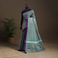 Blue - kandangi chettinad cotton saree with border 112