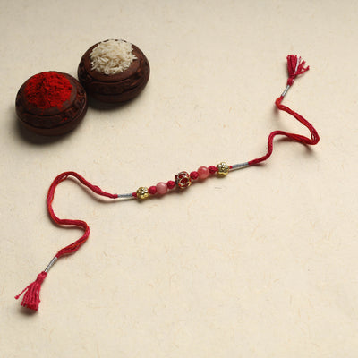 Patwa Thread & Bead Work Rakhi