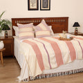 Pure Cotton Handwoven Bed/Sofa Throw with Cushion Cover Set 08