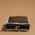 Brown Handmade 4 Pockets Cotton Jewelry Bag 15