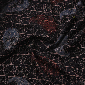 Natural Dyed Ajrakh Hand Block Print Cotton Hakoba Fabric 109