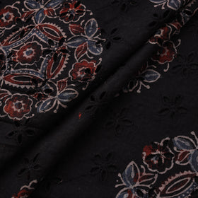 Natural Dyed Ajrakh Hand Block Print Cotton Hakoba Fabric 110