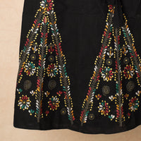 kantha embroidery skirt