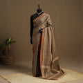 Brown Kandangi Chettinad Cotton Saree with Border