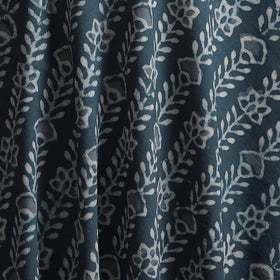 Blue - Bagru Dabu Hand Block Print Natural Dyed Cotton Fabric 12