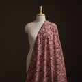 Maroon - Bagru Dabu Hand Block Print Natural Dyed Cotton Fabric 13