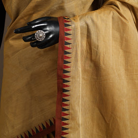 Beige - kandangi chettinad cotton saree with border 113