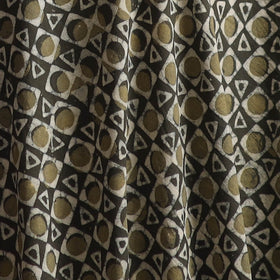 Green - Bagru Dabu Hand Block Print Natural Dyed Cotton Fabric 14