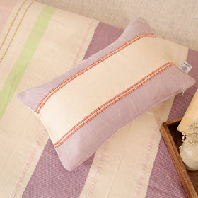 Pure Cotton Handwoven Bed/Sofa Throw with Cushion Cover Set 01