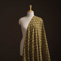 Yellow - Bagru Dabu Hand Block Print Natural Dyed Cotton Fabric 16