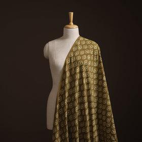 Yellow - Bagru Dabu Hand Block Print Natural Dyed Cotton Fabric 16