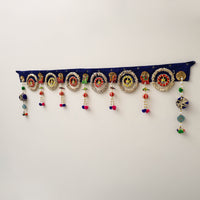 Diwali Decor Handmade Gota & Bead Work Toran 03