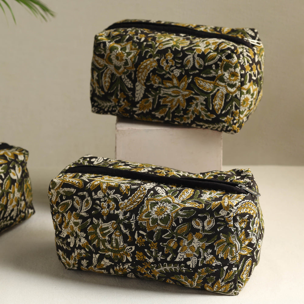 Multipurpose Handmade Cotton Toiletry Bags (Set of 3) 08