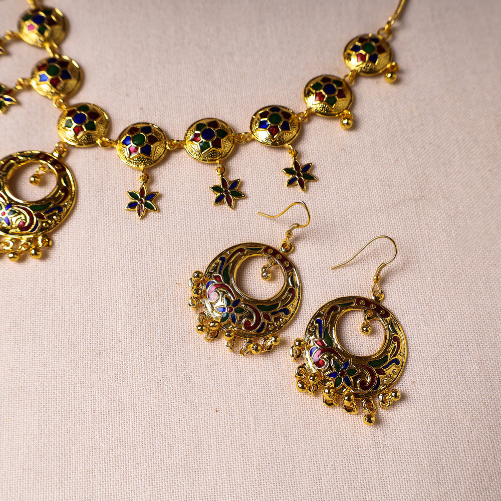 meenakari necklace set