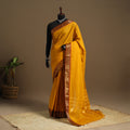 Yellow Kandangi Chettinad Cotton Saree with Border