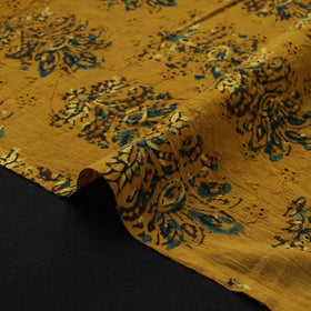 Natural Dyed Ajrakh Hand Block Print Cotton Hakoba Fabric 118