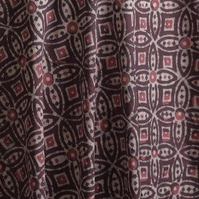 Brown - Bagru Dabu Hand Block Print Natural Dyed Cotton Fabric 20