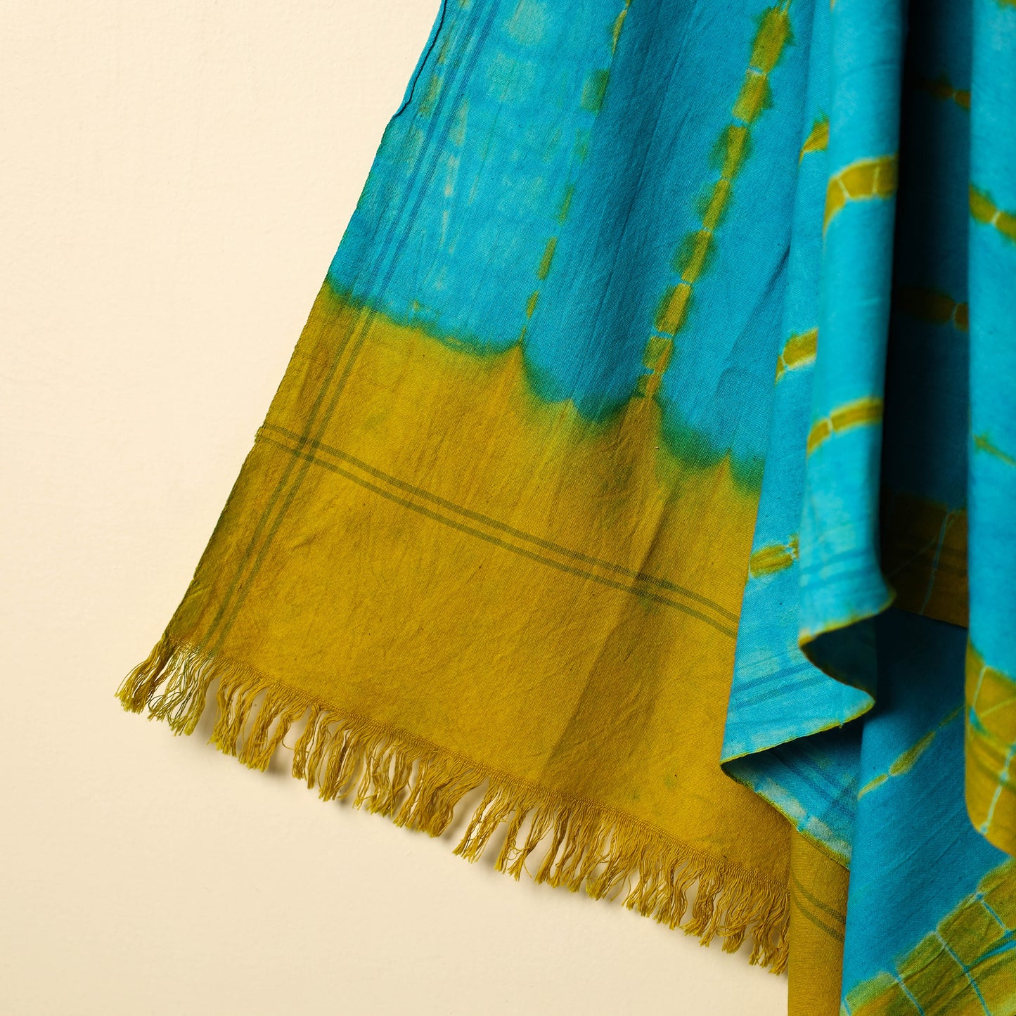 Handloom Cotton Tie & dye Shibori Towel 05