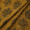 Natural Dyed Ajrakh Hand Block Print Cotton Hakoba Fabric 119