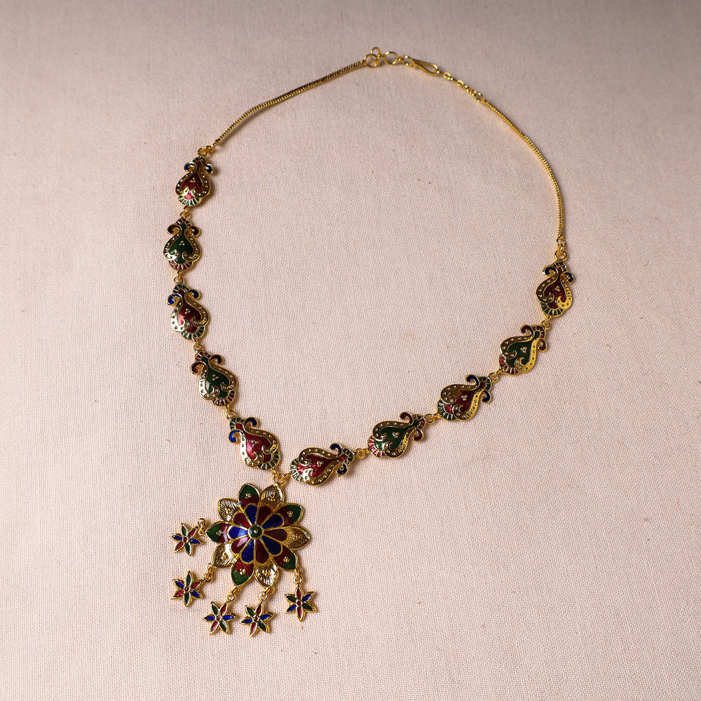 meenakari necklace