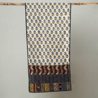 Multicolor - Patchwork Cotton Stole in Ajrakh Block Prints 01