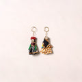 Handmade Rajasthani Puppet Keychains (Set of 2) 168