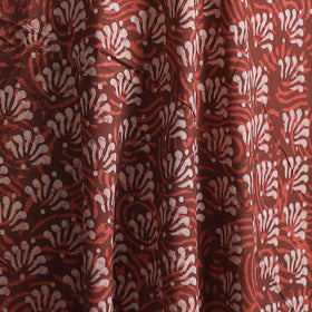 Orange - Bagru Dabu Hand Block Print Natural Dyed Cotton Fabric 23