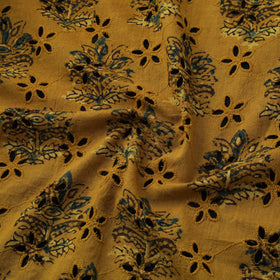 Natural Dyed Ajrakh Hand Block Print Cotton Hakoba Fabric 122