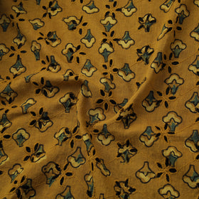 Natural Dyed Ajrakh Hand Block Print Cotton Hakoba Fabric 123
