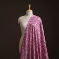 Pink - Bagru Dabu Hand Block Print Natural Dyed Cotton Fabric 26