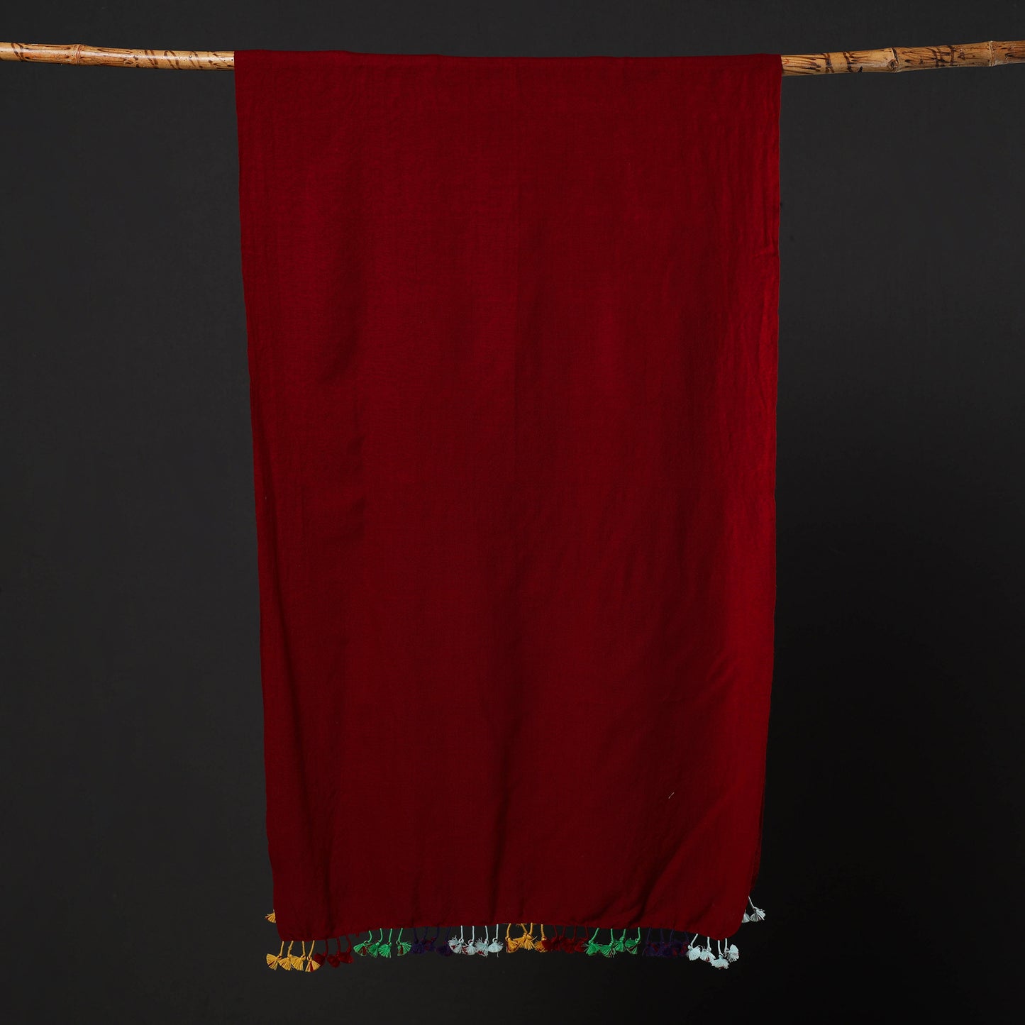 Multi Fuman Pure Woollen Stole from Kutch 07