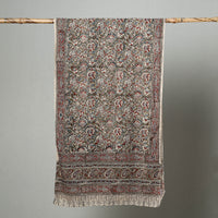 Multicolor - Natural Dyed Block Print Mul Cotton Kalamkari Stole 45