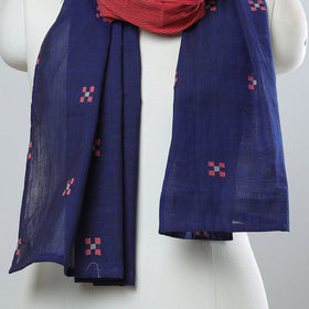 Multicolor - jamdani patchwork cotton stole 05 - handcrafted