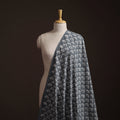 Gray - Bagru Dabu Hand Block Print Natural Dyed Cotton Fabric 27
