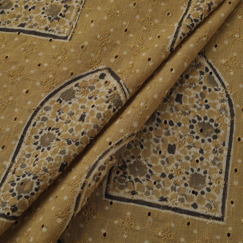 Natural Dyed Ajrakh Hand Block Print Cotton Hakoba Fabric 125