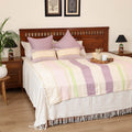Pure Cotton Handwoven Bed/Sofa Throw with Cushion Cover Set 06