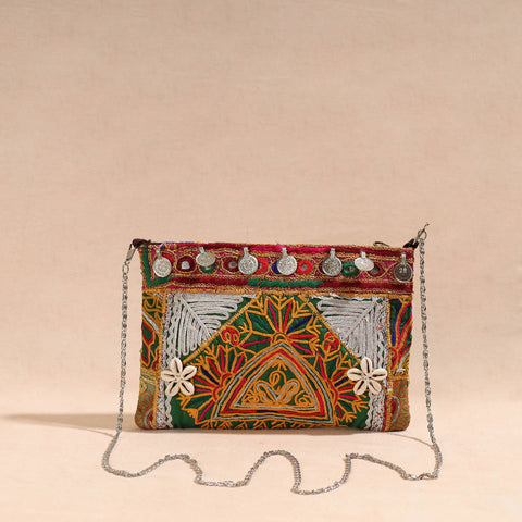 Multicolor - Handcrafted Multicolored Vintage Afghani Sling Bag